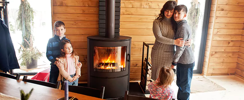 Morso Cast Iron Fireplace Insert Installation in Downey, California